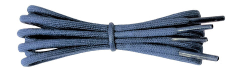 3 mm slate blue round cotton shoelace